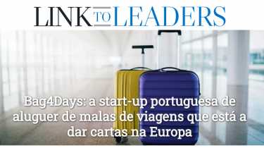 Imagem da publicação da noticia da Bag4days na LinktoLeaders