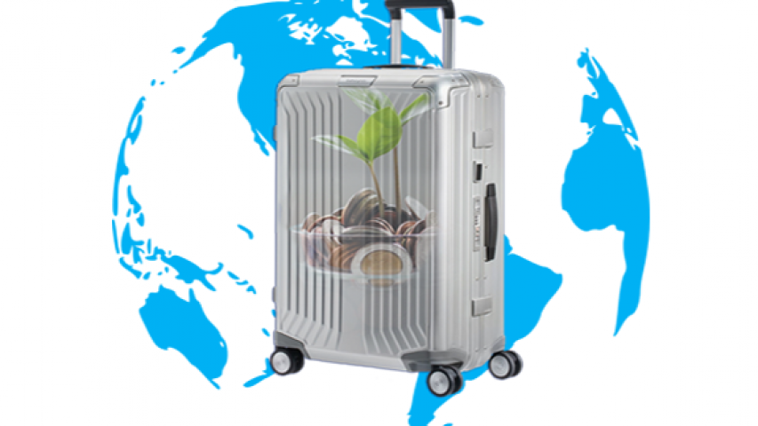 Poupar na mala e no ambiente